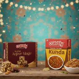 Cravely Kunda Pouch (250g) + Dryfruit Anjeer Magic (200g)
