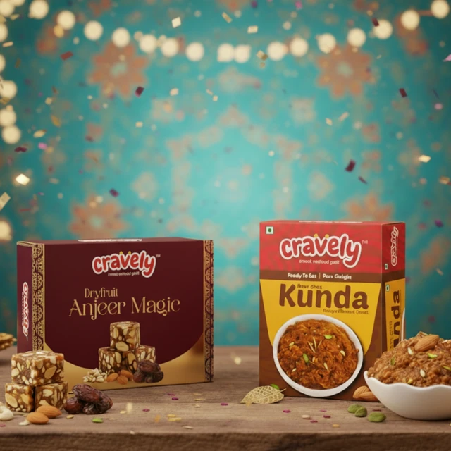 Cravely Kunda Pouch (250g) + Dryfruit Anjeer Magic (200g)