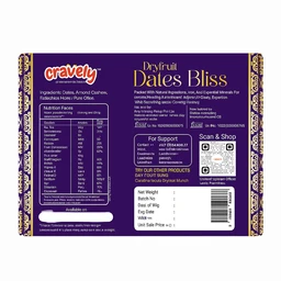 Cravely Dryfruit Dates Bliss (No Sugar Added)