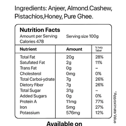 Cravely Dryfruit Anjeer Magic (No Sugar Added)