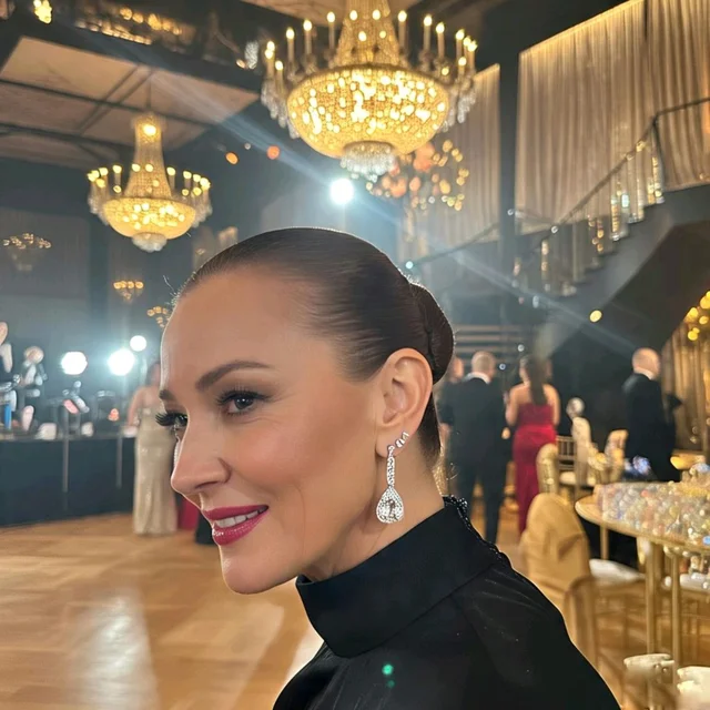 Earrings LGD Diamond,  Exclusive Party Wear 