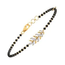 Hand Tanmanya LGD Diamond & Black Bead