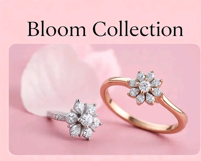 Diamond Ring, Inspired By Flowers 