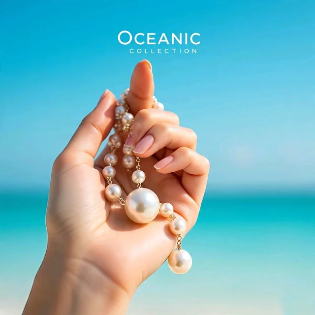 Oceanic Pearl Necklace 