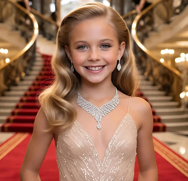 Kids Partywear Diamond Necklace
