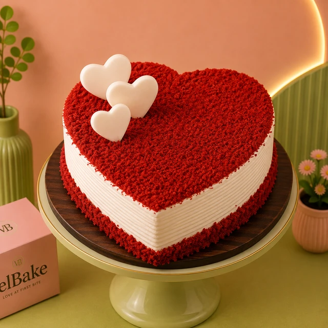 Heart Red Velvet Cake