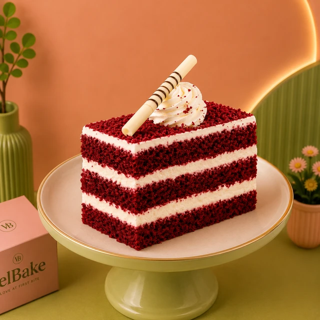 Fresh & Delicious Red Velvet Pastry