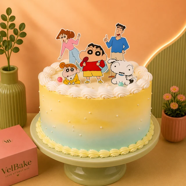 Shin Chan Theme Cake