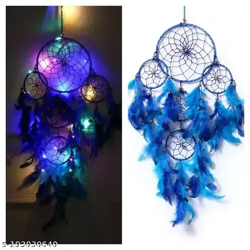 Good Aura Store Handmade Dream Catchers With Light Wall Hangings For Home Decor