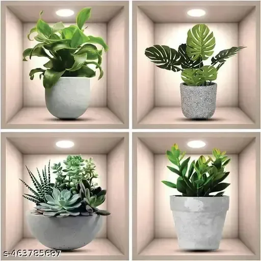  3D Wall Decoration Stickers | Plant Designed | Home Decor