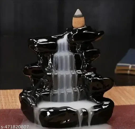 Smoke Backflow Incense Burner with 10 Smoke Backflow Incense Cone for Home Decor