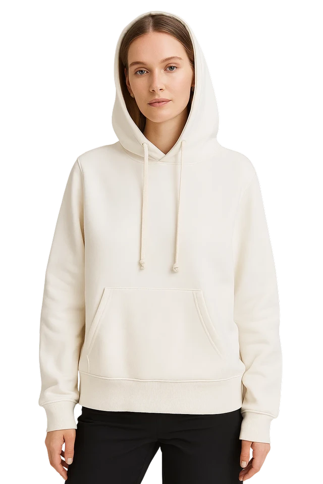 Essential White Hoodie