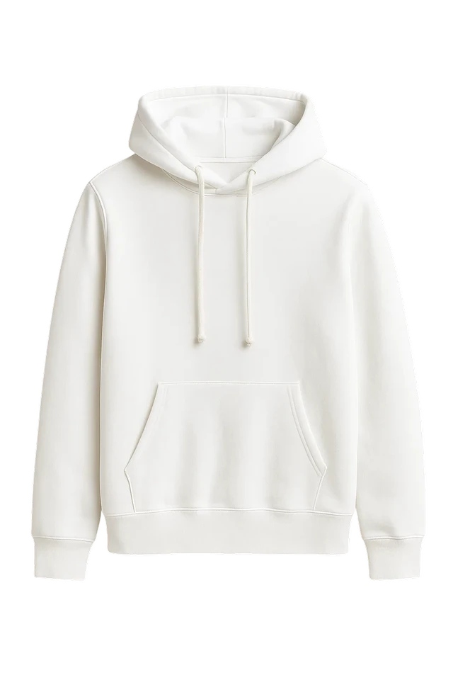 Essential White Hoodie