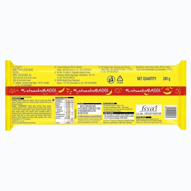 Maggi 2-minute Instant Noodles, Masala maggie noodles 300 gram pack