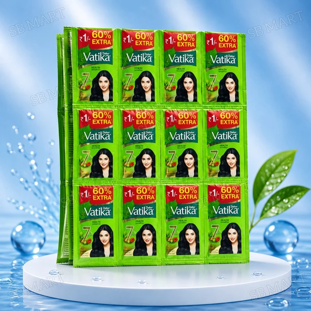 Vatika Shampoo Rs.1 (96Pc) 6Ladi