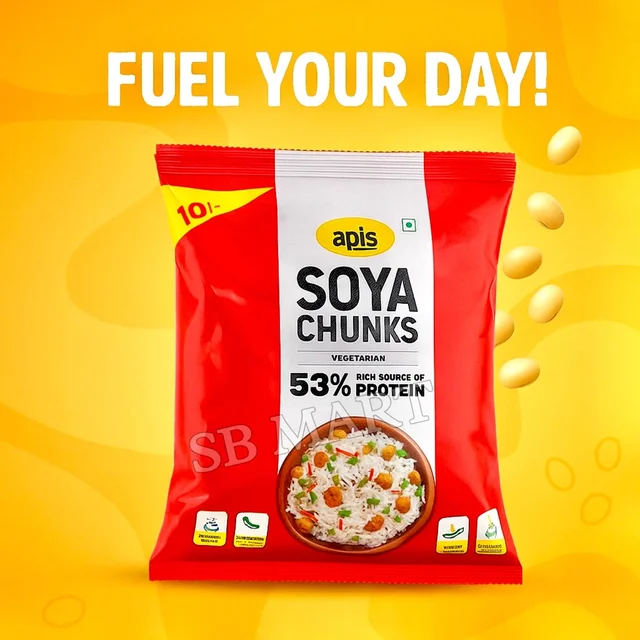 apis Soya Chunks ₹10 (10N)