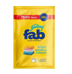 GODREJ FAB LIQUID DETERGENT SACHET
90ml/75ml (12N) - view more