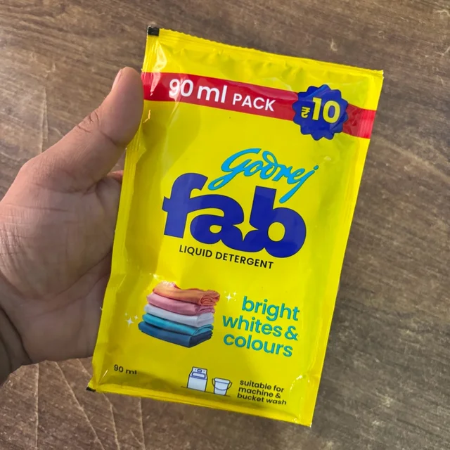 GODREJ FAB LIQUID DETERGENT SACHET
90ml/75ml (12N) - view more