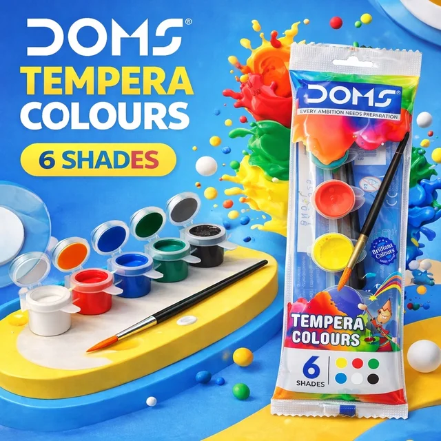 Doms Tempera Colours ₹10 (6 Shades)