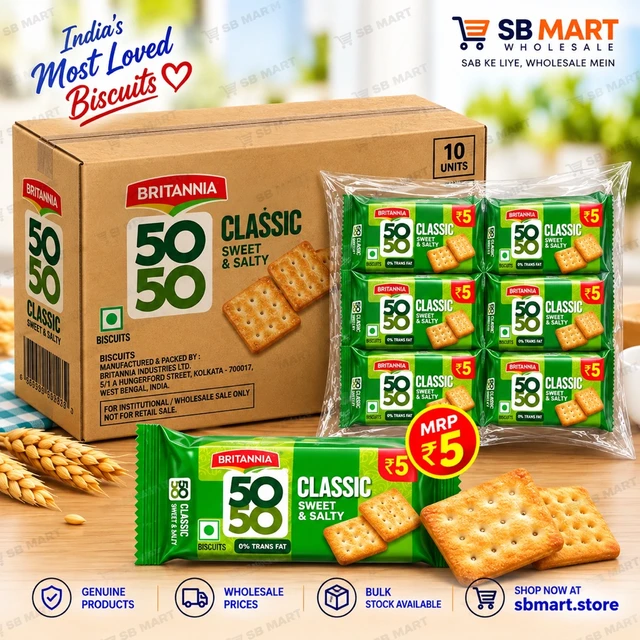 50-50 Biscuit ₹5/- (144N)
