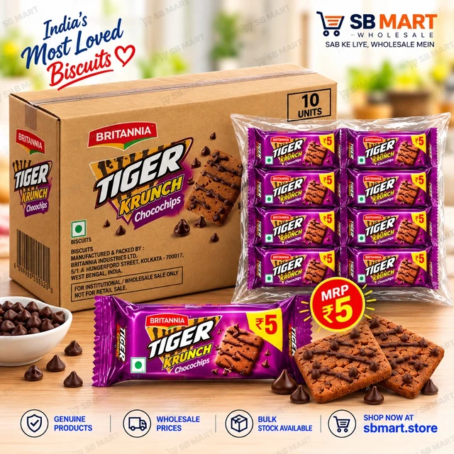 Tiger Krunch Biscuit ₹5/- (180N)