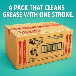 Vim Dish Wash Gal Rs.20/- - BOX: 36PCS