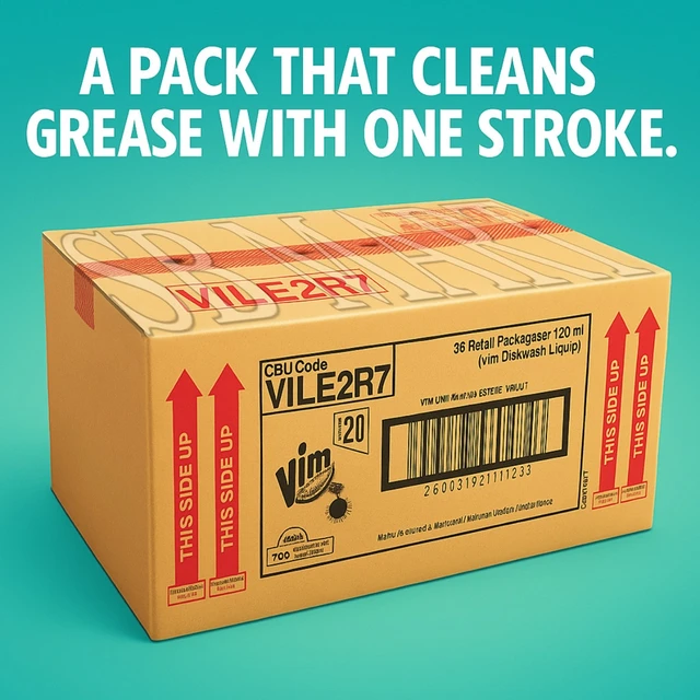 Vim Dish Wash Gal Rs.20/- - BOX: 36PCS