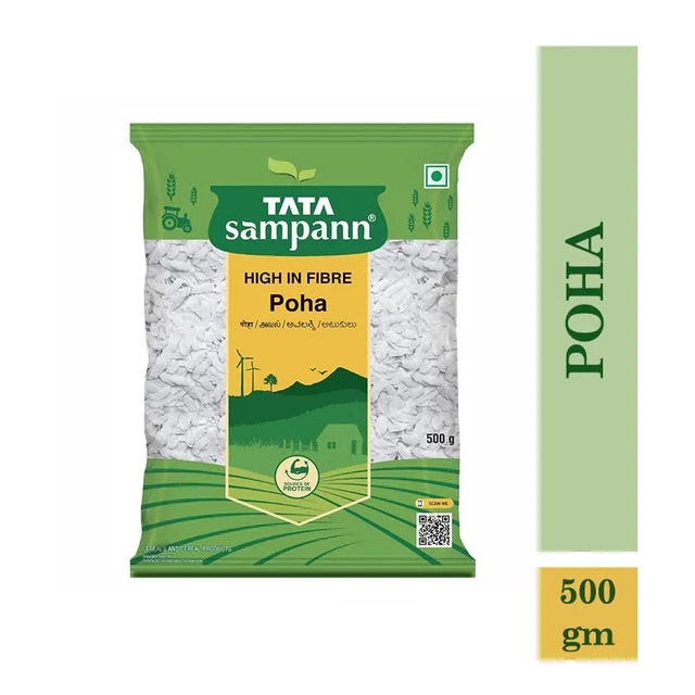 Tata Sampann Poha 500gm টাটা সম্পান চিড়া