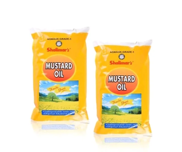 Shalimar Mustard Oil 1 Lit Pouch