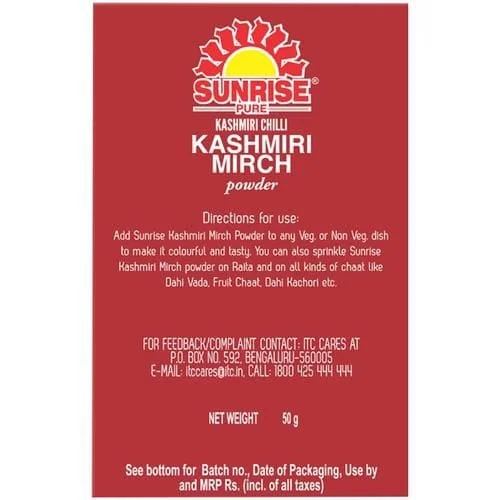 Sunrise Kashmiri Mirchi 50gm