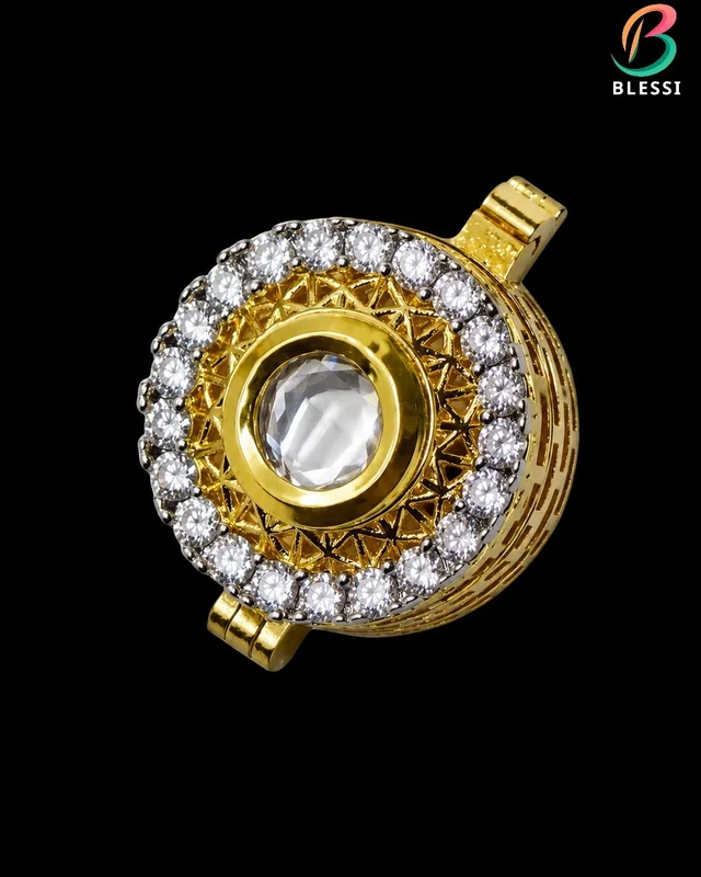 Creative Button Cover White For Male & Female - BL-006-1