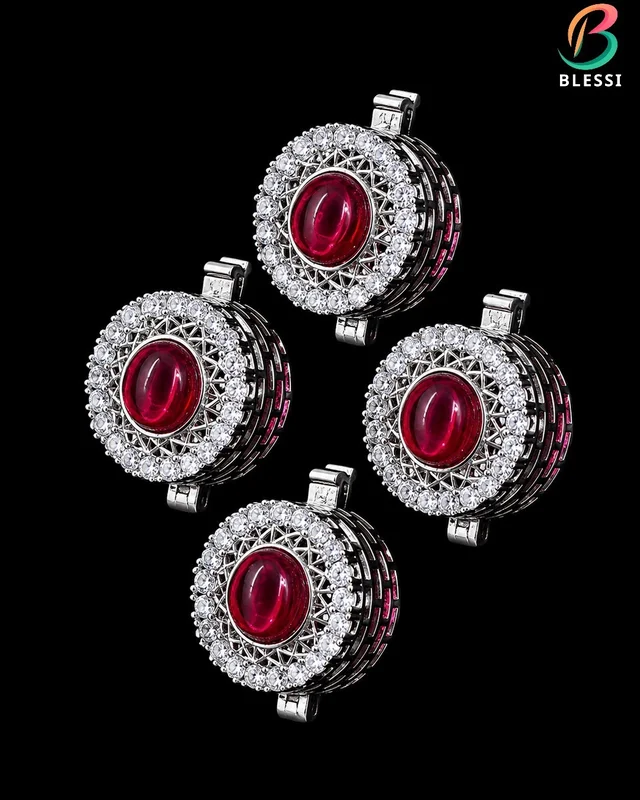 Creative Button Cover Ruby For Male & Female - BL-006-RH-4