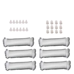Wudore Cloth Drying Hanger in 6 lines I Economy - 3 Feet
