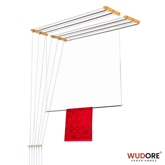 Stainless Steel 304 Grade Cloth Drying Hanger in 6 lines I Luxury