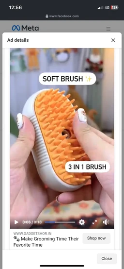 πΆβ¨ 3-in-1 Pet Steam Brush β One Touch Spray & Hair Removal Tool
