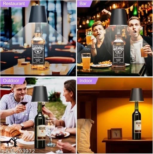 Multi-Use Stylish Bottle Lamp for Bar, Restaurant, Outdoor & Home Decor