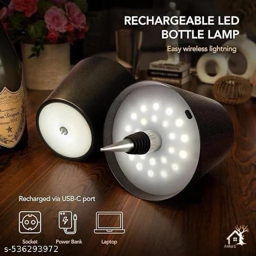 Multi-Use Stylish Bottle Lamp for Bar, Restaurant, Outdoor & Home Decor