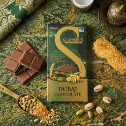 Pistachio Kunafa Dubai Chocolate|شوكولاتة دبي كنافة بالفستق