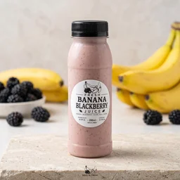 Banana Blackberry Juice|عصير الموز والتوت الأسود