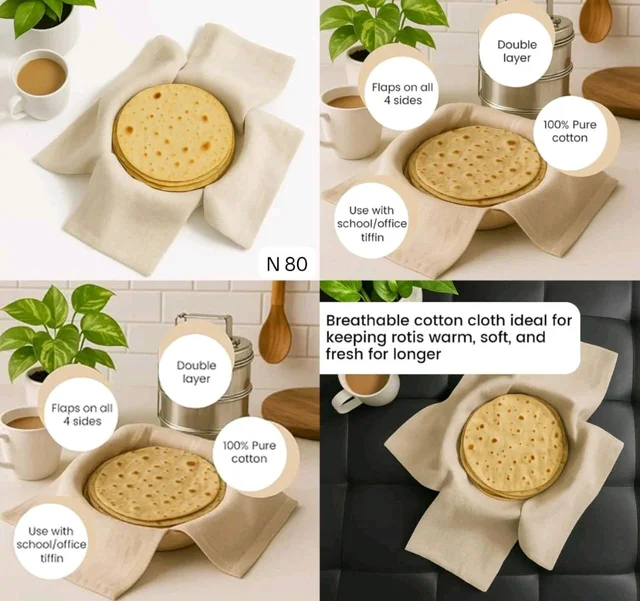 4 Side Roti Cover