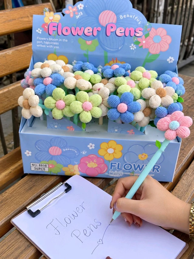 Esd 952 CROCHET FLOWER PEN 🖊 