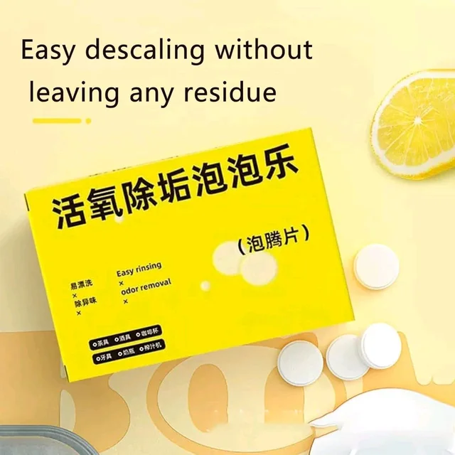 Yellow Multipurpose Cleaning Tablets Pack Of 10