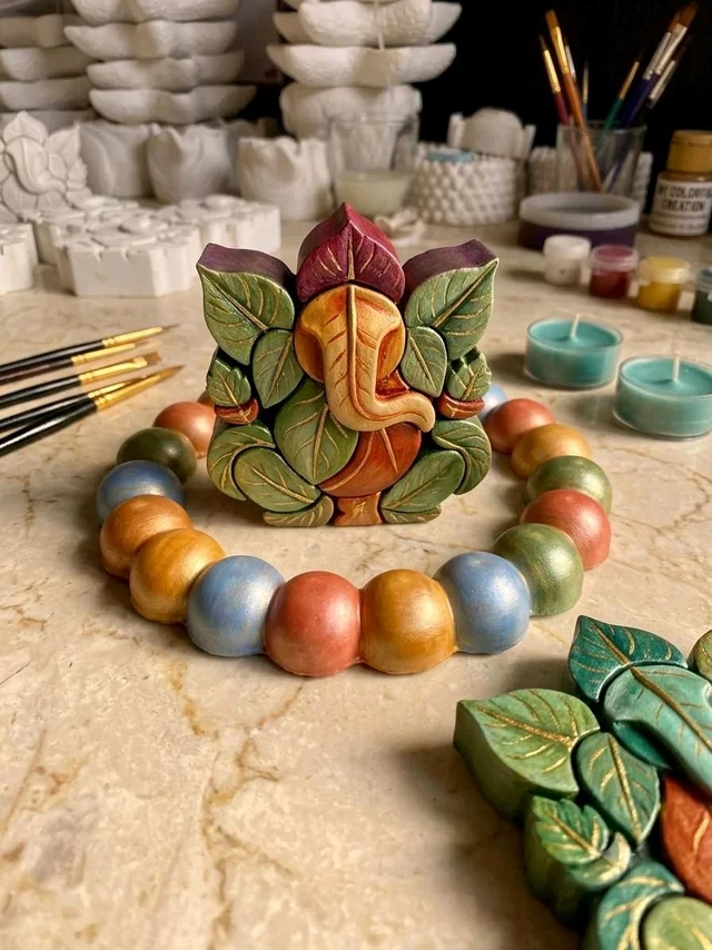 Ganesh Ji With Plate