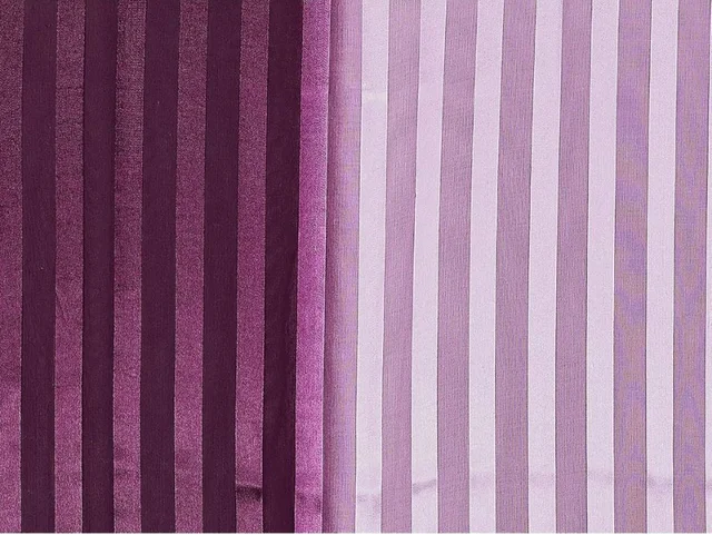 Thesikuway Anand Sarees Striped, Ombre, Self Design Bollywood Satin Saree - Free Size