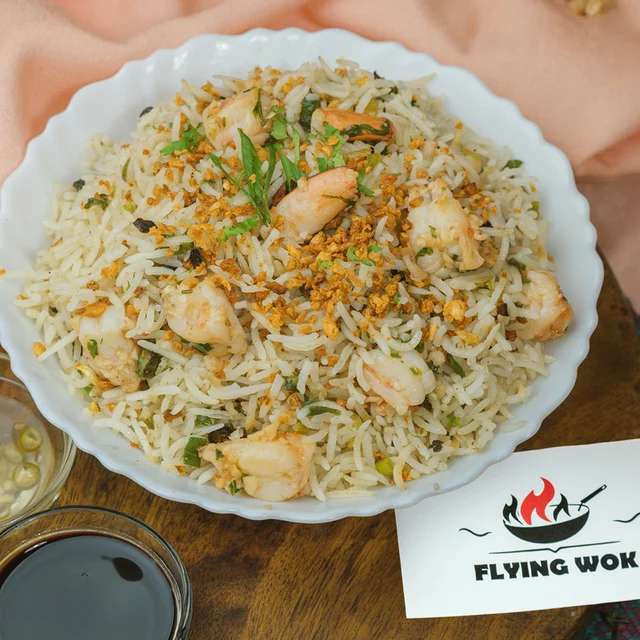 Burnt Garlic Fried Rice Prawn