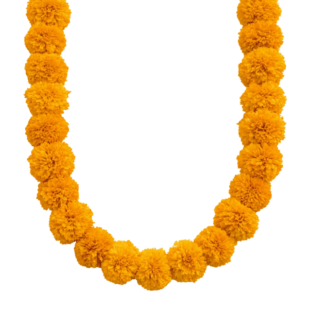 Marigold mala big (Yellow)