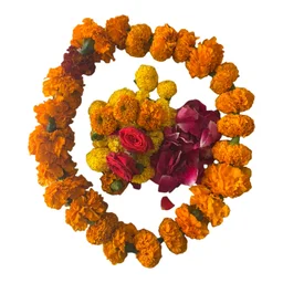 Aaradhya (आराध्य) - 1 small mala + 30 Grams loose flowers