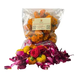 Aaradhya (आराध्य) - 1 small mala + 30 Grams loose flowers