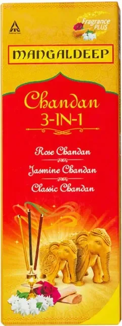 Mangaldeep Chandan 3 in 1 Agarbatti - 226 grams