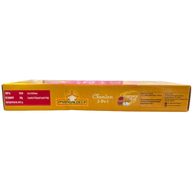 Mangaldeep Chandan 3 in 1 Agarbatti - 226 grams